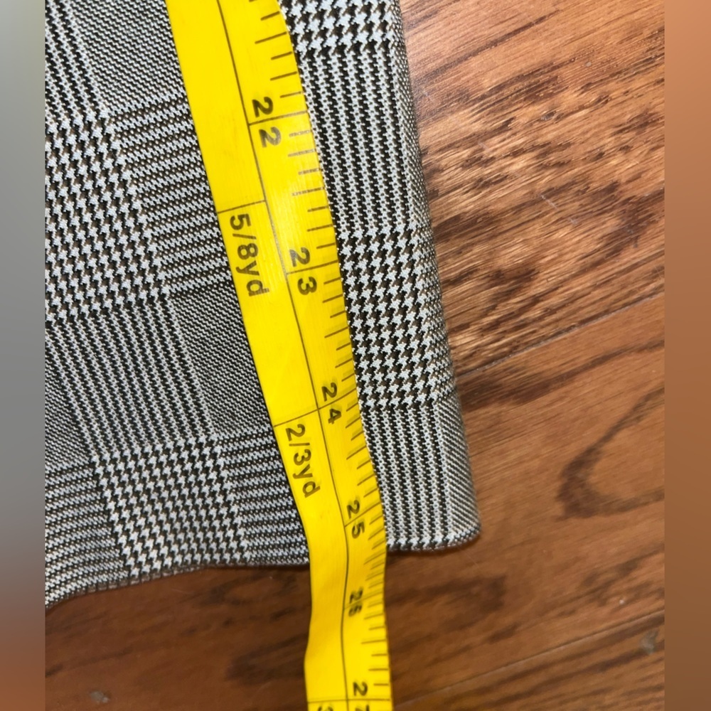 NWT!! Maison Jules Women's Plaid Capri Pants Gray Size 8 - Picture 15 of 15
